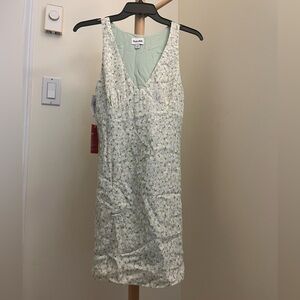 Sunday Best Mini Theo Dress in Jam Packed Sage Floral